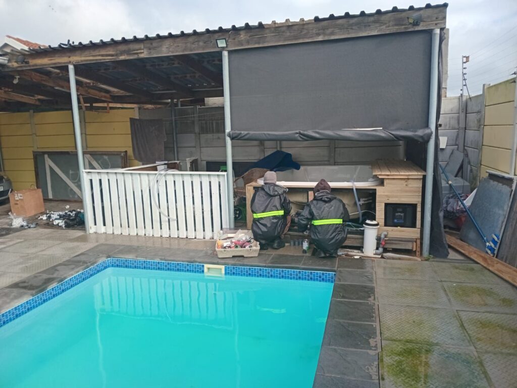 Jacuzzi installation